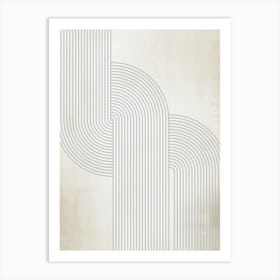 Abstract Lines Art Print