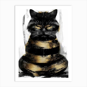 Bee Cat Art Print