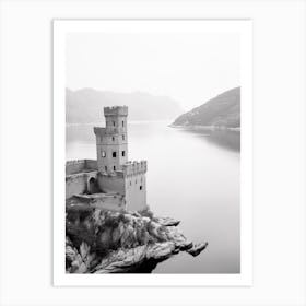 Portovenere, Italy, Black And White Photography 3 Art Print