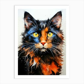 Cat Painting animal Art Print