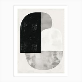 Tokyo Stone Park Bauhaus Minimalist Art Print