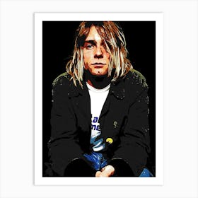 Kurt Cobain  Art Print