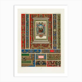 Renaissance Pattern, Albert Racine 5 Art Print