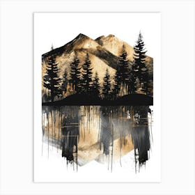 I Love The Mountains Canvas Print Art Print