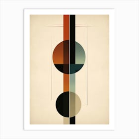 Abstract Oasis; Boho Mid Century Mirage Art Print