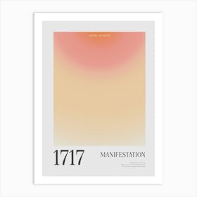 Aura Numbers 1717 Manifestation Art Print