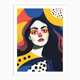 Portrait Of A Woman 383 Art Print