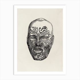 Ancient Face, Owen Jones Art Print