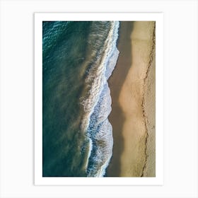 Aerial View Of The Beach 19 Art Print