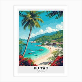 Ko Tao Travel 3 Art Print