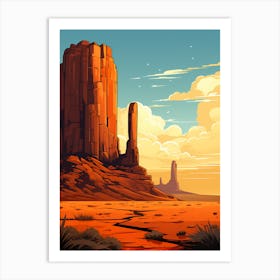 Monument Valley Landscape 1 Art Print