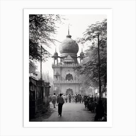 Ahmedabad, India, Black And White Old Photo 4 Art Print