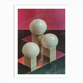 Three Spheres Art Print