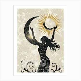 Tarot Card 2 Art Print