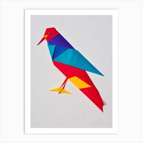Dove Origami Bird Art Print