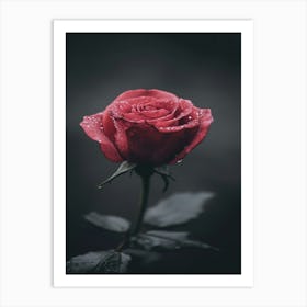 Dark Rose 43 Art Print