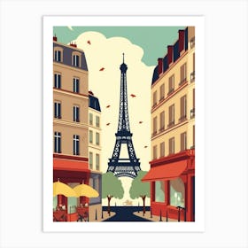 Paris Street Scene Art Print