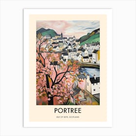 Portree (Isle Of Skye, Scotland) Painting 2 Travel Poster Art Print