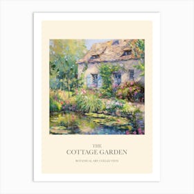 Cottage Garden Poster Floral Tapestry 3 Art Print