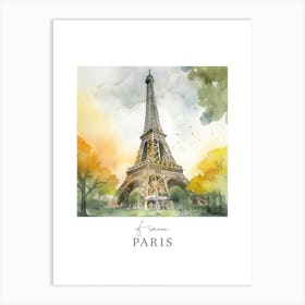France, Paris Storybook 6 Travel Poster Watercolour Art Print