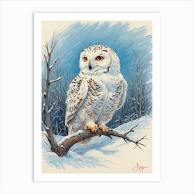 Snowy Owl 1 Art Print