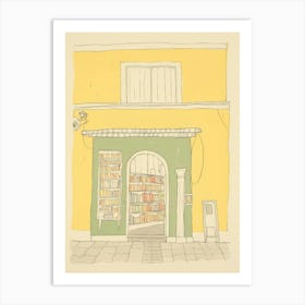 Valencia, Spain The Book Nook Pastel Colours 2 Art Print