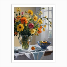 Flowers In A Vase 44 Art Print