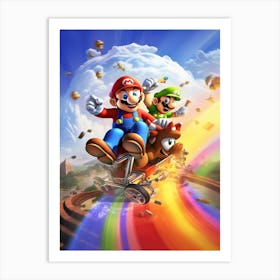 Mario Bros 42 Art Print