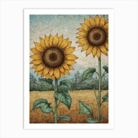 Sunflowers 20 Art Print