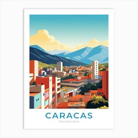 Venezuela Caracas Travel Art Print