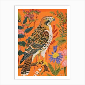 Spring Birds Red Tailed Hawk 2 Art Print