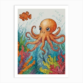 Octopus 57 Art Print