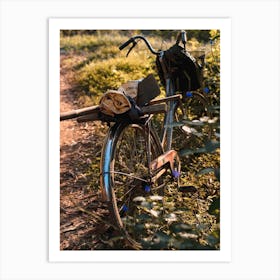 A Bike In The Late Afternoon Art Print