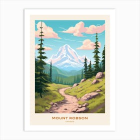 Mount Robson Provincial Park Canada 1 Hike Poster Art Print