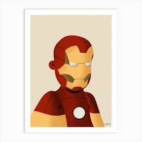 Iron Man Portrait Art Print