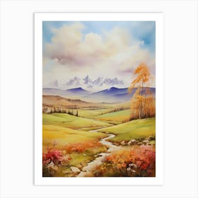 Autumn Landscape 1 Art Print