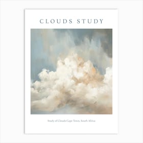 Study Of Clouds Cape Town, South Africa Art Print
