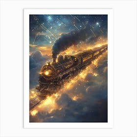 Train In The Sky 5 Art Print