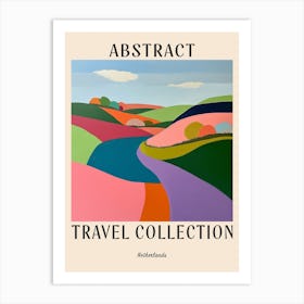 Abstract Travel Collection Poster Netherlands 3 Art Print