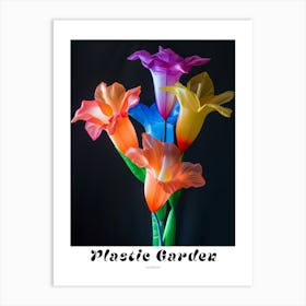 Bright Inflatable Flowers Poster Gladiolus 1 Art Print