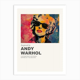Museum Poster Inspired By Andy Warhol 6 Art Print