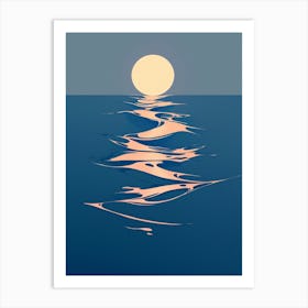 Sunrise Over The Ocean Art Print