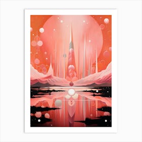 Cosmic Imagery Geometric Abstract 1 Art Print