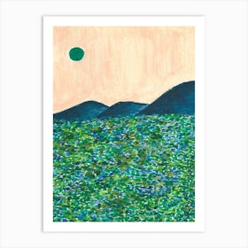 Blue Mountains Art Print