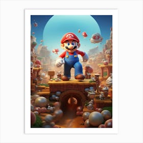 Mario Bros 46 Art Print