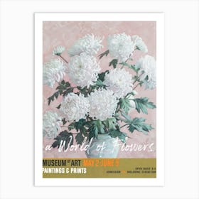 A World Of Flowers, Van Gogh Exhibition Chrysanthemum 4 Art Print