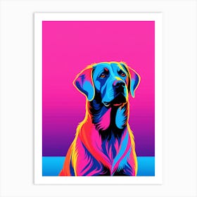 Labrador Retriever, colorful dog illustration, dog portrait, animal illustration, digital art, pet art, dog artwork, dog drawing, dog painting, dog wallpaper, dog background, dog lover gift, dog décor, dog poster, dog print, pet, dog, abstract art, dog art Art Print