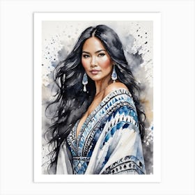 Asian Woman Art Print