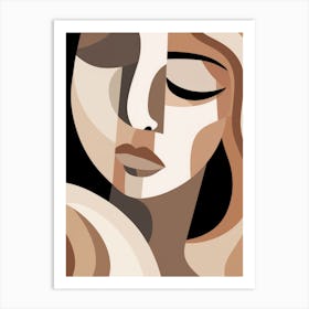 Abstract Of A Woman 14 Art Print