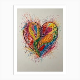 Heart Of Love 7 Art Print